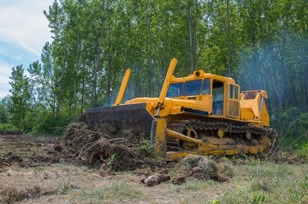 Preparation for planting trees